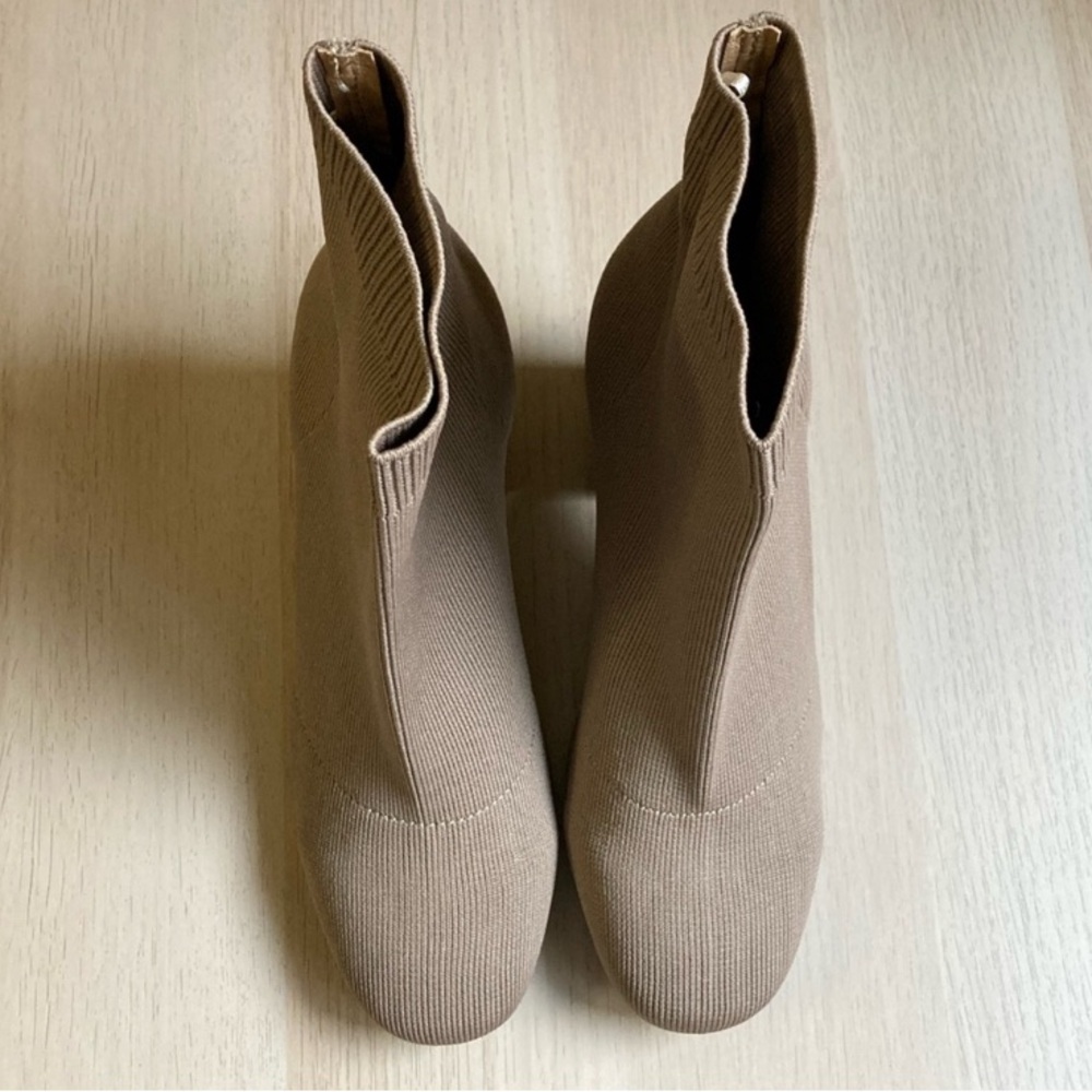 NWOT Altar’d State Everlly Tan Ankle Boots, Size 7.5 women’s brown boots - Picture 6 of 16